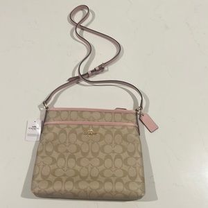 Pink Coach Crossbody Purse - NEVER USED